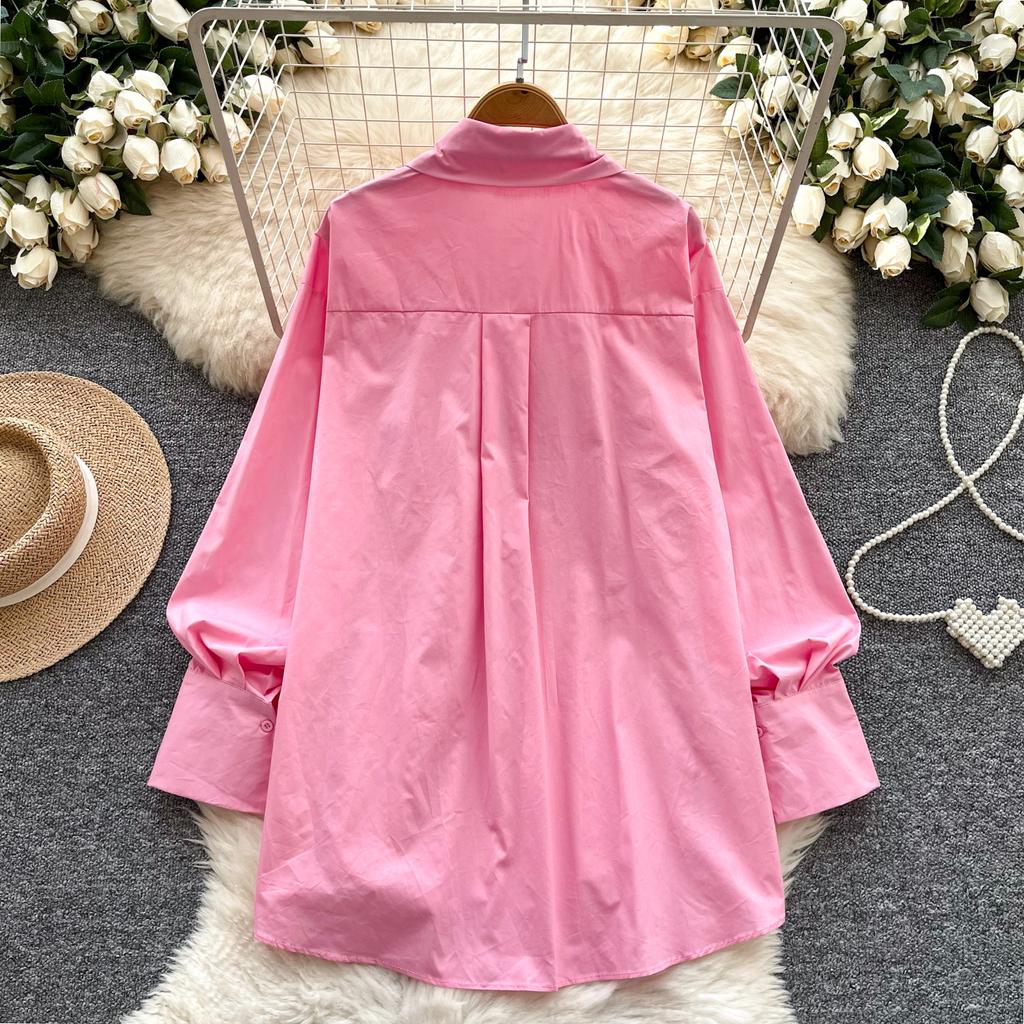 Women's Plus Size Light Mature Wind High Grade Sense of Chic Shirt