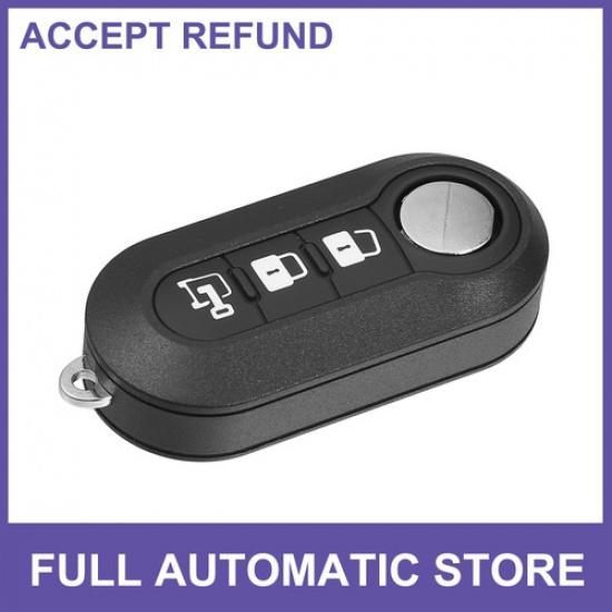 Car Key Shell Cover SINGLE for Fiat 500 2012-2015 with Blade No Chip