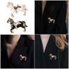 Lightweight Horse Design Brooch Pin Stylish Badge Pin Zinc Alloy Decorative Accessory For Clothing And Bags