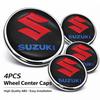 4 stk Suzuki 3D 56mm 60mm 65mm 68mm Bilfælgemblem Fælgcenterkapsel auto Fælg refit mærke Covers styling klistermærke tilbehør