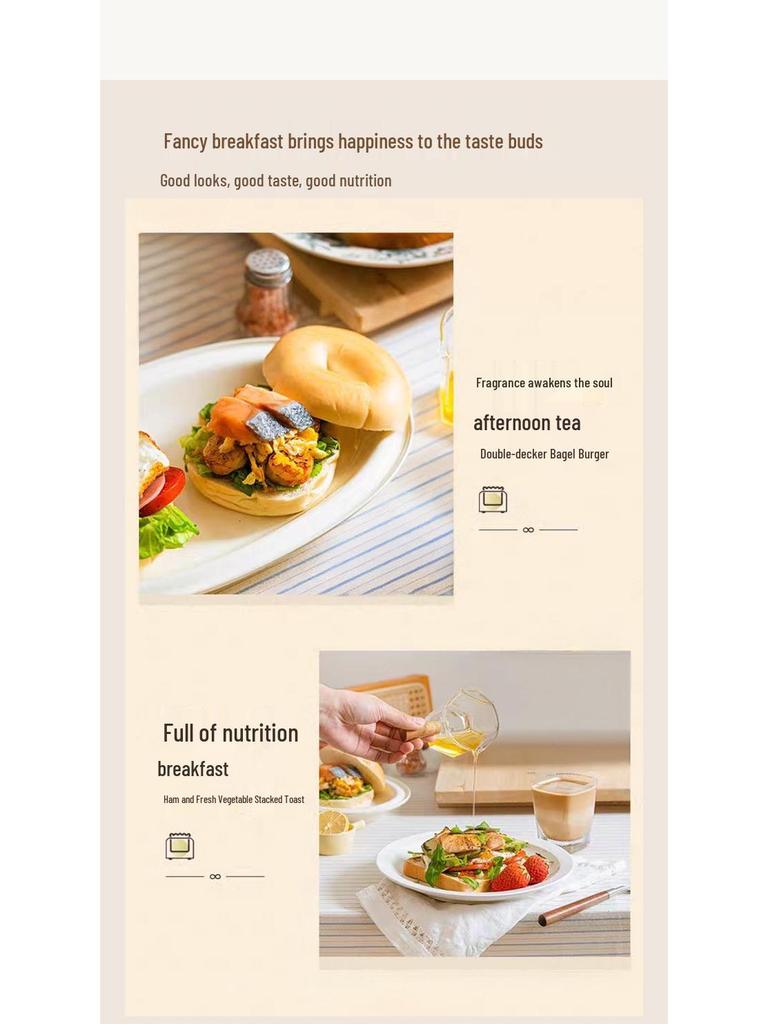 Automatic Toaster and Sandwich Maker for Easy Breakfasts