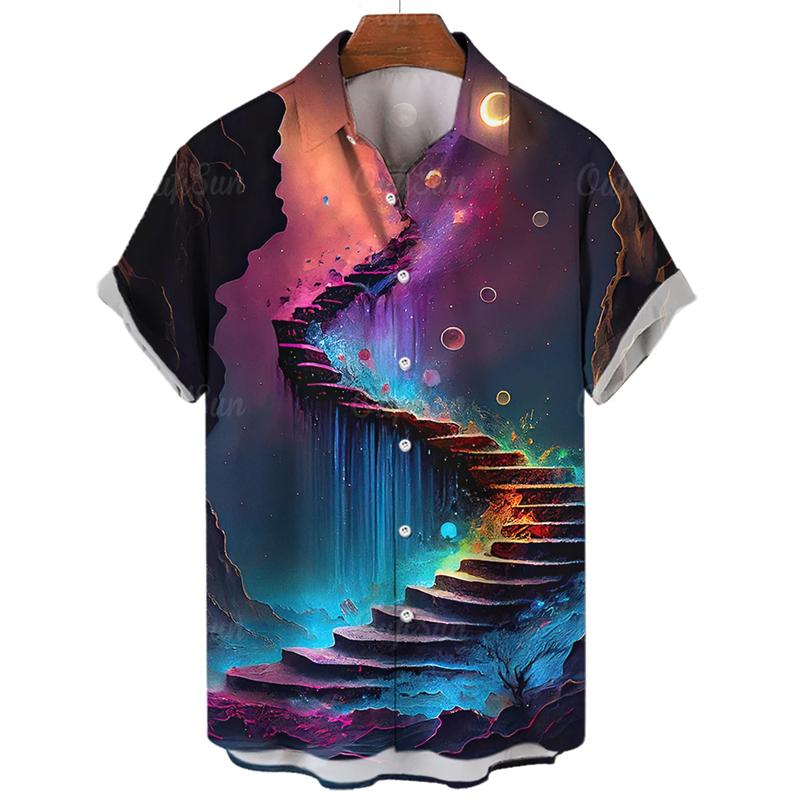

Гавайские рубашки для мужчин забавные 3D-принты хип-хоп топы мужская одежда с коротким рукавом пляжные блузки алоха мужская одежда camisa лето 5XL