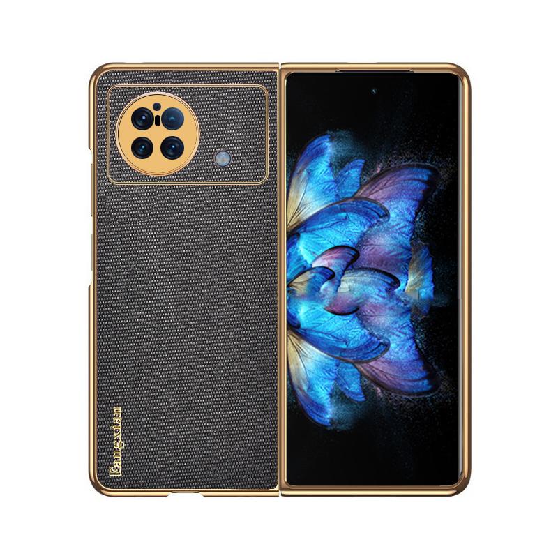 For Vivo X Fold 5g Case High Quality Cloth Fabric Leather Shockproof Phone Capa For Vivo X Fold Case Protection Cover Fundas