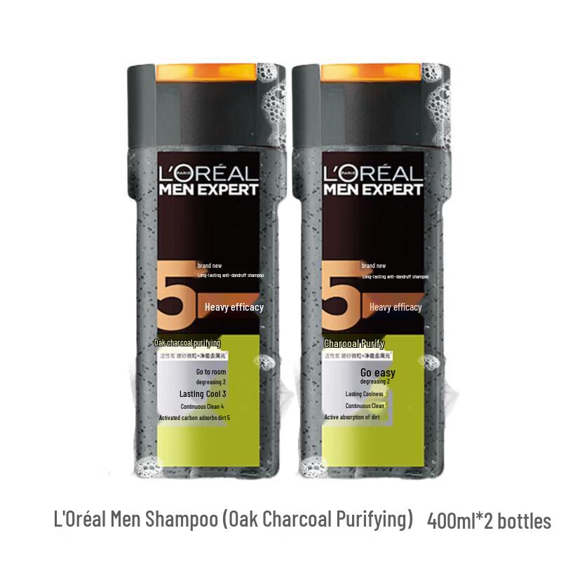 

L Oréal Men Expert Oak Charcoal Anti-Dandruff Shampoo