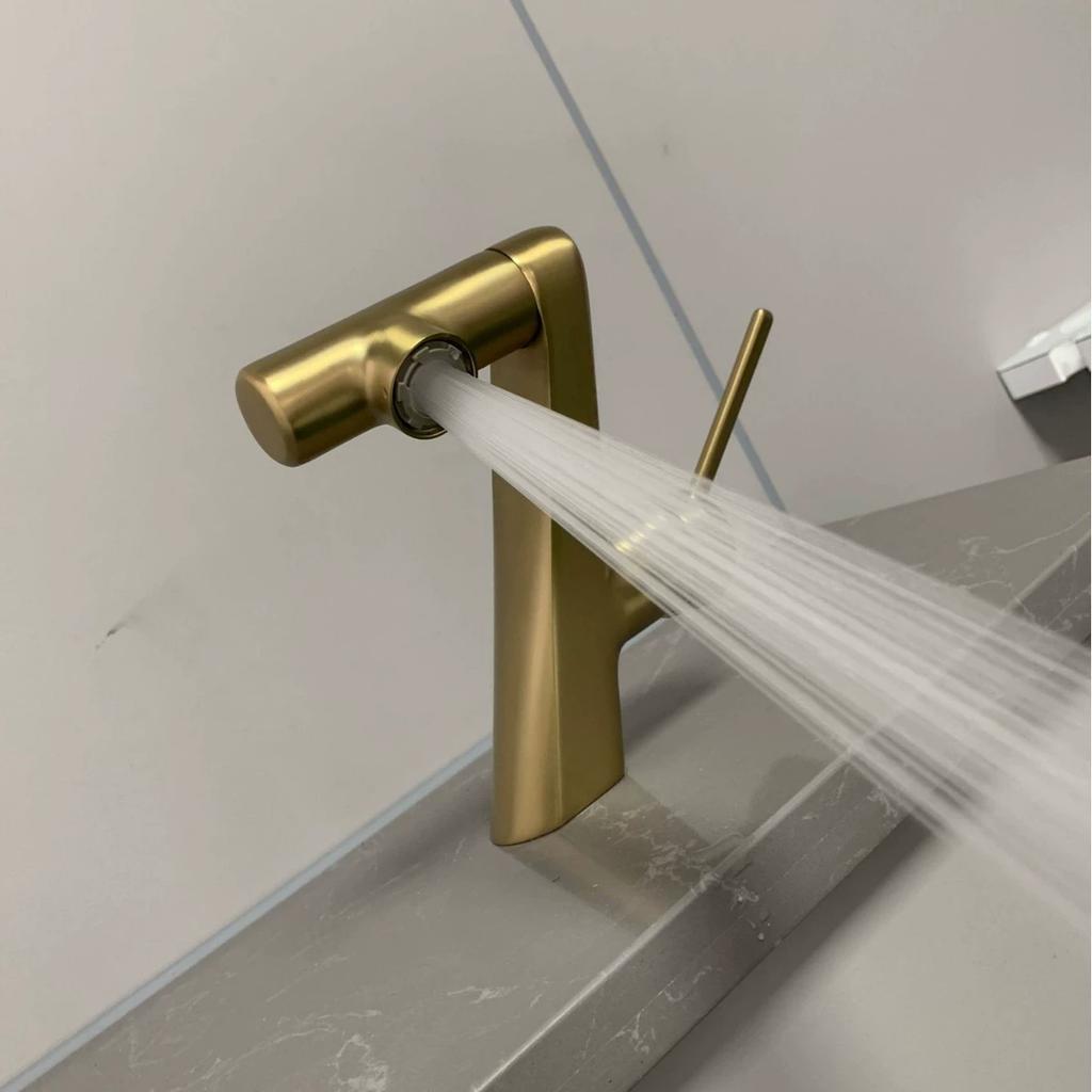 Chrome Basin Faucet Bathroom Single Lever Hot and Cold Sink Lead Free Mixer Tap Faucet Solid Brass Basin Lavtory Faucet