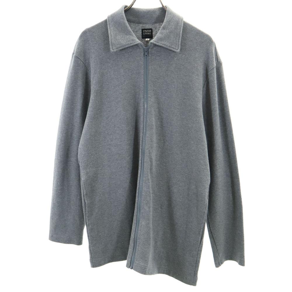 

Y s for living сделано в Японии Свитшот на молнии L серый БАЗОВЫЙ туника Женский Б/У