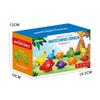 1 Set Kids's Montessori Baby Color Word Recognition Early Education Intelligence Toy New Dinosaur Letter Matching