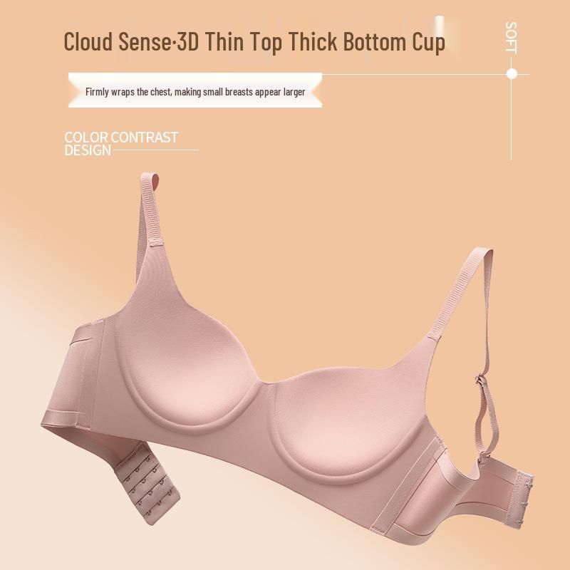 Damski Bezszwowy Oddychający Biustonosz Zapobiegający Opadaniu – Minimalizujący, Bez Unoszenia, Piękny Design Pleców