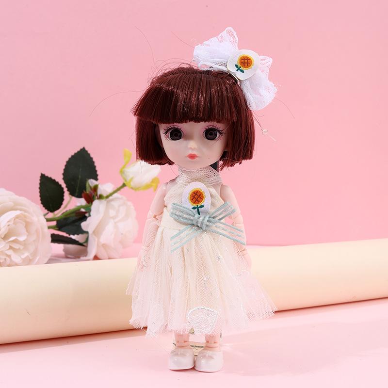 Dressup Doll 13 Joints 16cm Girl Birthday Gift Princess Children's Toy