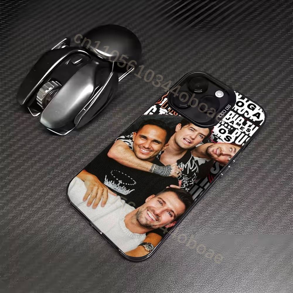 Music B-Big Time Rush Phone Case For iPhone 17,16,15,14,13,12,11,Pro,Max,Plus Soft Black Cover