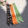 100% Maulbeerseide Schal Kleiner Wagen Haarband Damen All-Match Krawatte