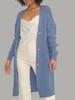 New long lazy wind sweater women's autumn and winter loose and versatile long-sleeved knitted cardigan jacket buttons 13 colors