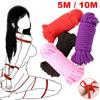 5 M Thicken Cotton Rope Bondage Restraint Japanese Shibari BDSM   Sex Products Binding Toy BDSM Bondage Soft Rope Adult Games