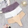 Women Sexy Seamless Perspective Panties Briefs Female Underpants G-string Solid Color Thongs Intimates Lingerie for Women