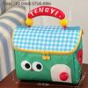 1pc Cute Cottage Makeup Bag Large Capacity Multifunctional Fresh-Keeping Insulated Lunch Box Bag Handbag Beauty Bag