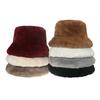 New Autumn And Winter Plush Warm Ear-Protecting Face-Slimming Fisherman Hat Stylish And Versatile Bucket Hat