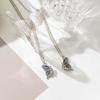 BFF Necklace Magnetic Necklaces Butterfly Pendant Choker Women's Jewelry Couple Clavicle Chain