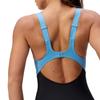 Speedo Womens/Ladies Colour Block One Piece Swimsuit