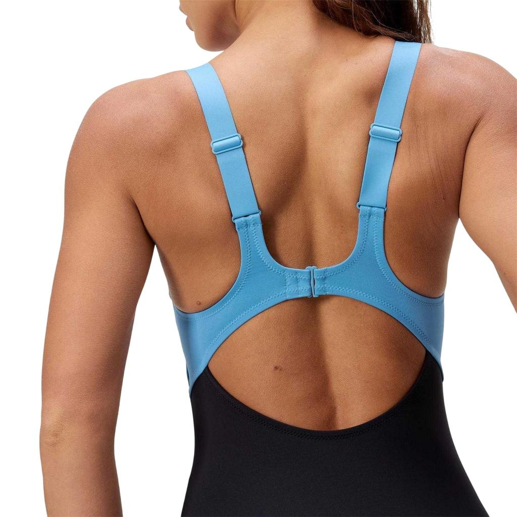 Speedo Womens/Ladies Colour Block One Piece Swimsuit