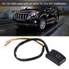 Car Paste Type Switch, DC 12V 200mA Paste Type ON/Off Button Switch Black