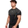 GYMSHARK Herr Quick-Dry Andningsbar Kompressionströja, Kortärmad Muskellinje T-shirt