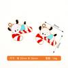 DIY jewelry accessories Christmas alloy accessories Alloy elk decoration American pendant Creative oil drop pendant