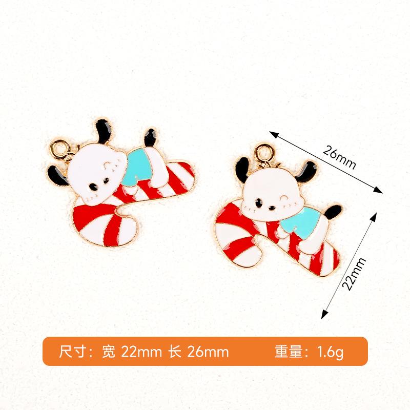 DIY jewelry accessories Christmas alloy accessories Alloy elk decoration American pendant Creative oil drop pendant