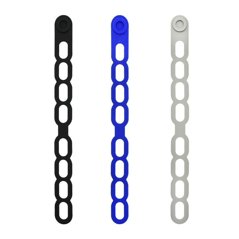 3Pcs Silicone Pot Lid Elastic Band Reusable Lunch Box Strap Holder Suitable Universal Clay Pots Curtains Bowls Latch Strap Ties