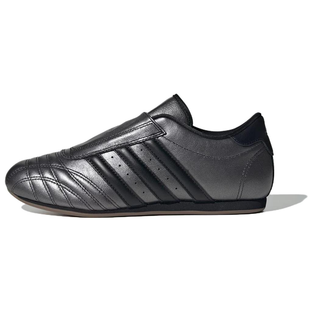 adidas Taekwondo Metallic Grey Black Women Sneakers Supplier-Color Grey-Five Core-Black JS4024