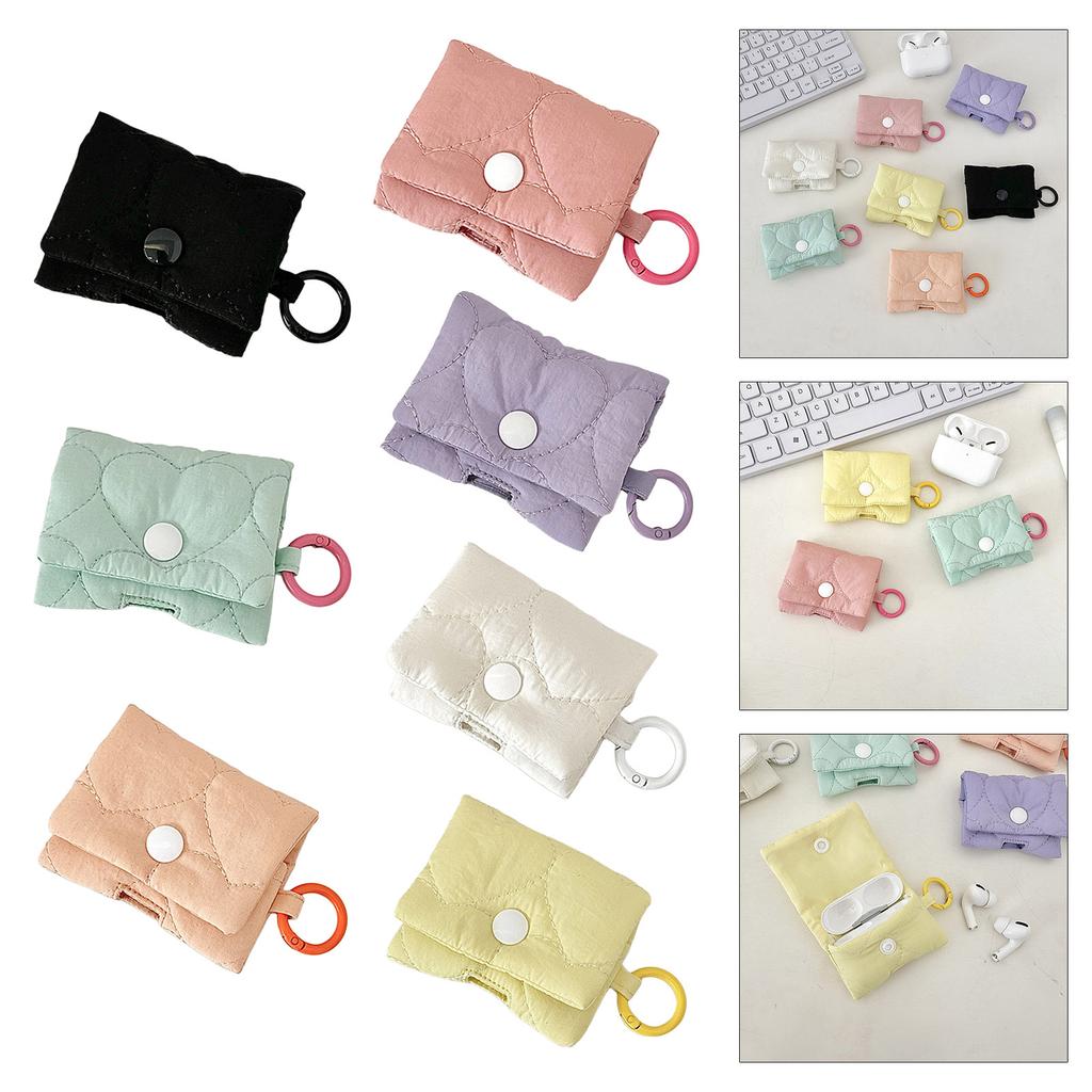 Strapazierfähige Polyester Bluetooth Kopfhörer Aufbewahrungstasche Kompakter Reise-Organizer für Airpods 4 und kabellose Headsets