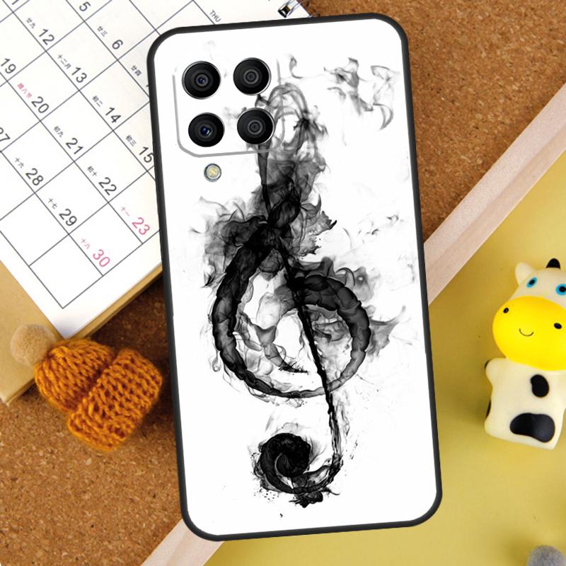 Music Note Musical Treble Clef Case For Samsung Galaxy M20 M11 M31 M35 M55 M15 M32 M16 M36 M56 M54 M23 M52 M34 M14 M13 M53