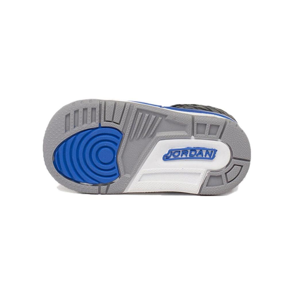 Air Jordan 3 Retro TD Racer Blue Baby Sneakers White Black Cement-Grey 832033-145