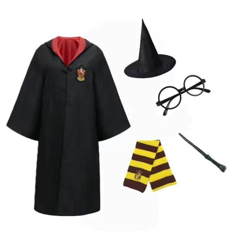 Harry Potter Cosplay Kostüm Magier Robe Kleidung Zubehör Erwachsene Kinder Schuluniform Halloween Umhang
