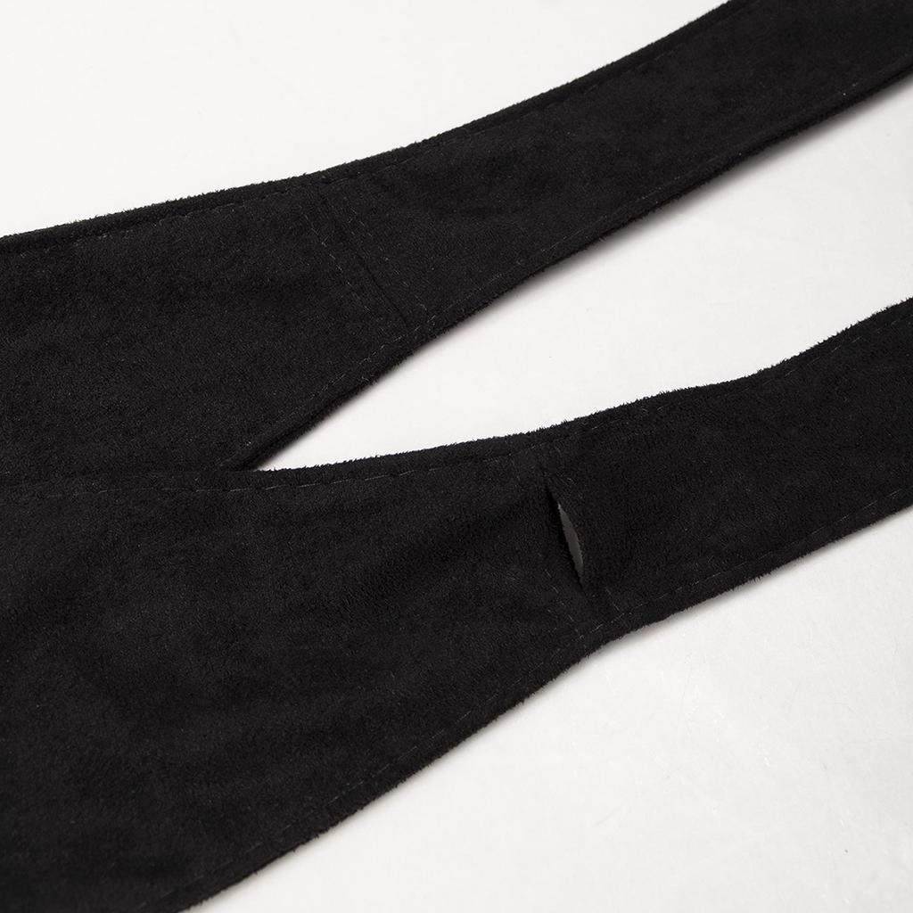 The New Deerskin Suede Bow Waist Belt Is A Versatile Choice for Ladies and Comes with A Suede Ribbon for Autumn and Winter