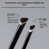 Small iron, concealer brush, highlight brush, oblique head, triangular grooming makeup brush, face brightening, tear groove brush, makeup brush.