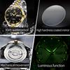 OLEVS 9956 Original Automatic Mechanical Watch for Men Dual Calendar Luminous Business Dress Men's Wristwatches