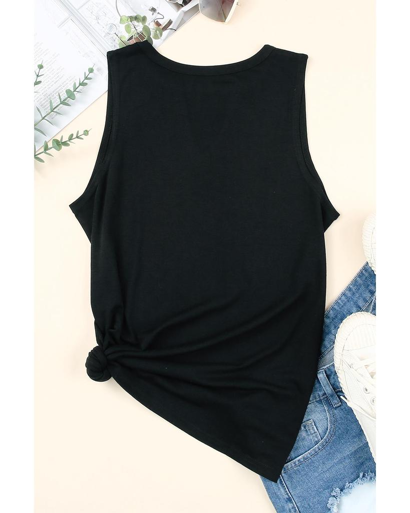 Azura Exchange American Flag Print Tank Top