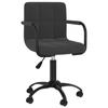Day and Night - Day and Night Black Velvet Swivel Dining Chair