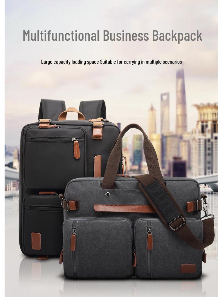 High-End Herren Multifunktions-Laptop-Rucksack - Große Kapazität für Business & Reise