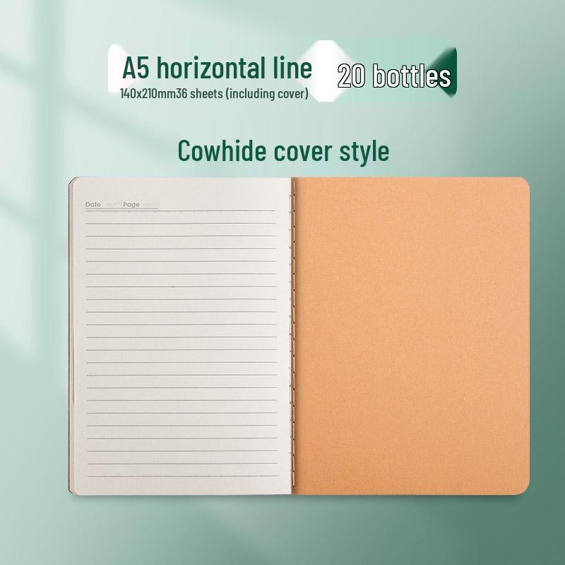 Kraft Paper Notebook for Students - B5, A4, A5 Sizes for Elementary and Junior High School.