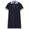 Women's Plaid Polo Knit Dress