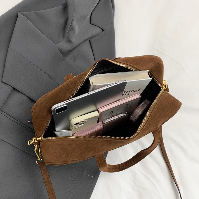 Damen Retro High-End Umhängetasche - Vielseitige kleine quadratische Tasche für Arbeit, Pendeln, Reisen und mehr.