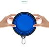 1pcs TPE Pet Folding Bowl Outdoor Portable Dog Basin and Cat Food Bowls Wear-resistant Shockproof Universal Food Bowls Travel Camping Pet Accessories