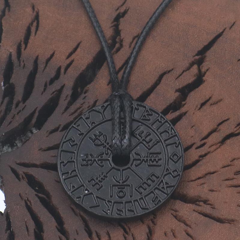 

Viking Rune Necklace Hollow Out Pendant Norse Pagan Jewelry Viking Amulet Viking Style Accessories
