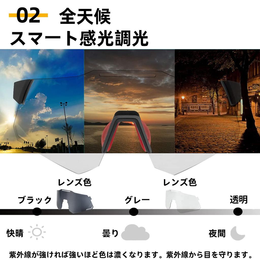 ROCKBROS Photochromic Sports UV400 UV Overglasses for Men and Suitable for Sunglasses, Sunglasses, Protection, Ultra-Lightweight, Frameless, Women,