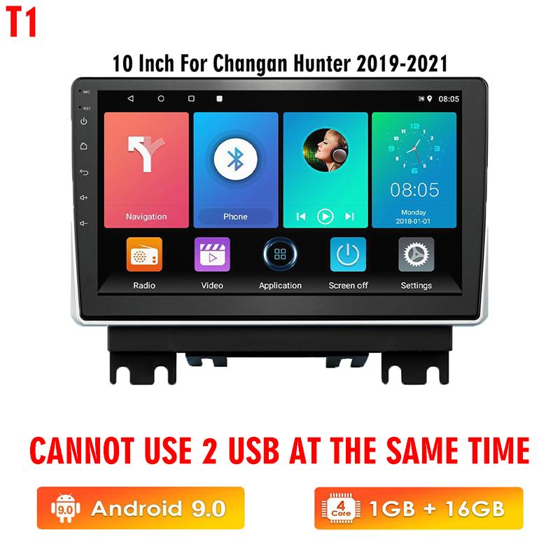 

Icreative Carplay 10-дюймовый экран авторадио для Changan Hunter 2019-2021 автомобильный мультимедийный плеер GPS-навигатор Android стерео головное устройство