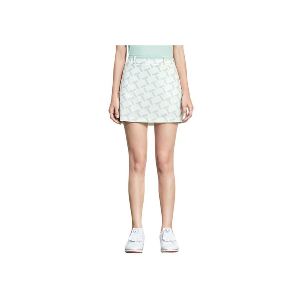 FILA Golf Series High-Sensitivity Printed Casual Skirt Women skirts Jade-White A11W325308F-WT