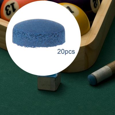 20 Pezzi Tacche per Biliardo, Tacche da Pool, Alta Durezza, Teste di Ricambio per Break e Jump, per Stecche