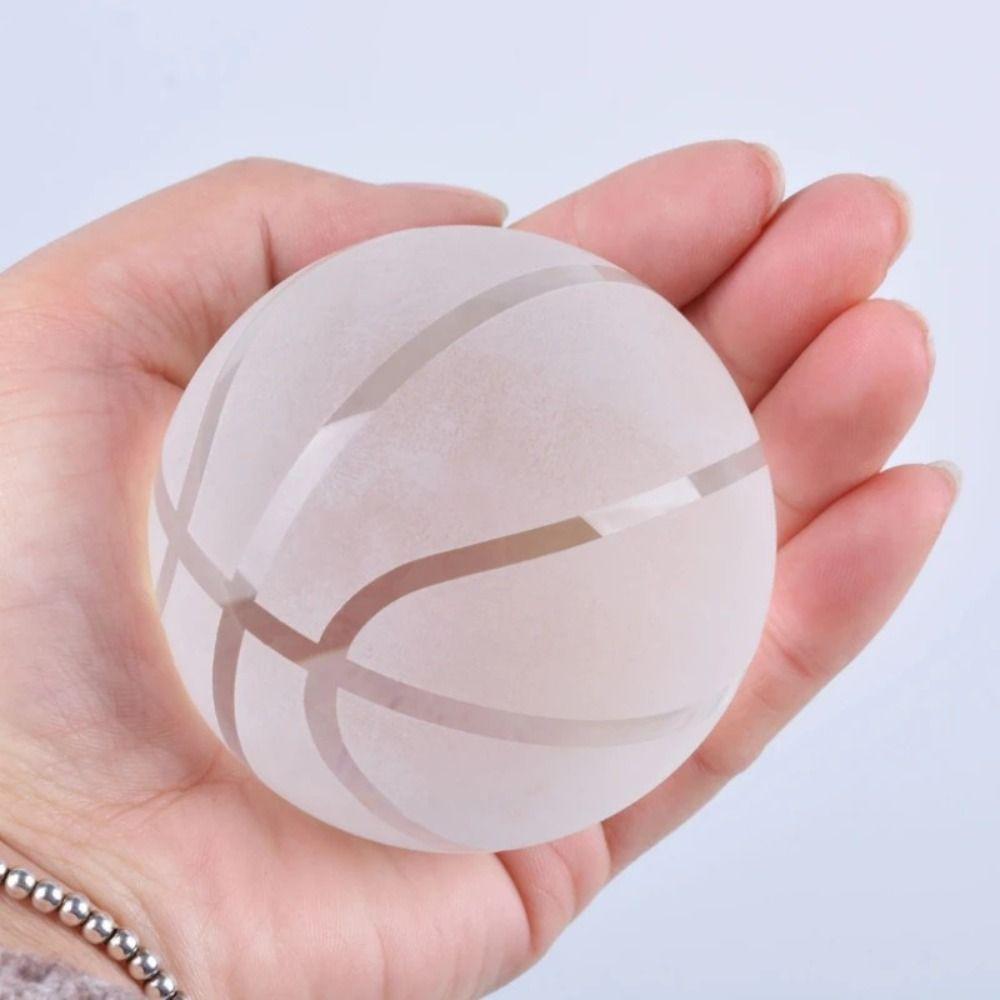 

Golf Balls Crystal Ball Ornament Volleyball Crystal Basketball Paperweight Tabletop Decor 50mm-Basketball