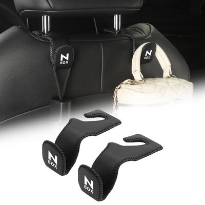 2 Car Seat Car Storage Hooks for Honda Nbox JF1 JF2 JF3 JF4 JF5 JF6 Custom Exclusive Logo Interior Headrest Hook Luggage Rack Umbrella Holder Car